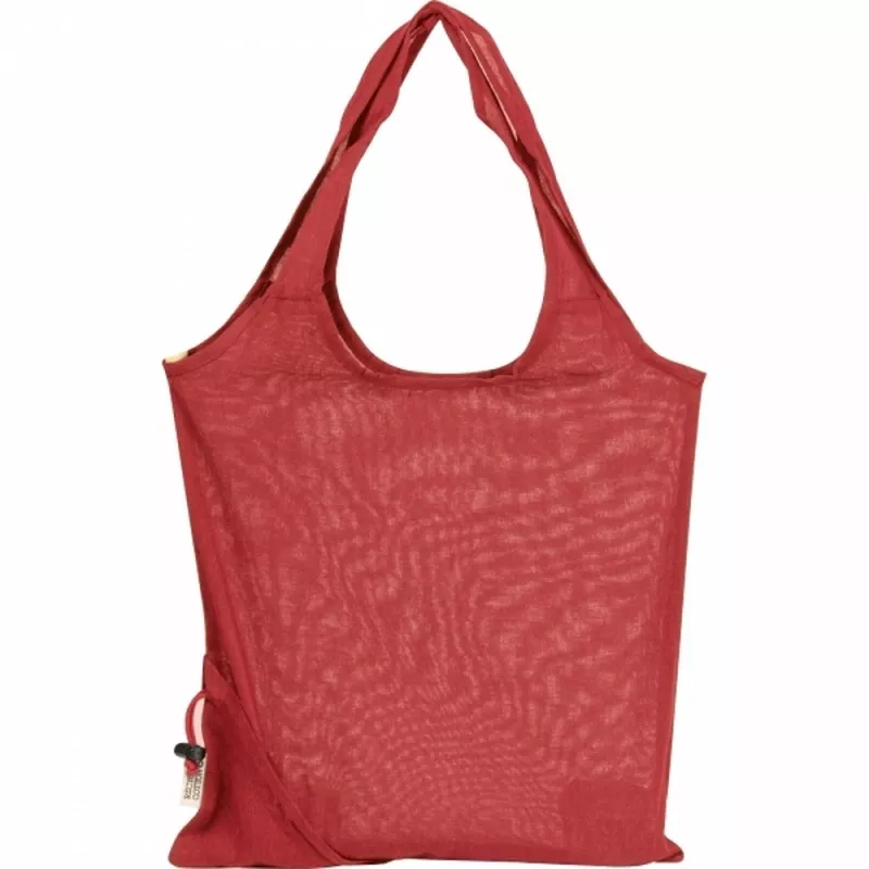 Torba bawełniana z recyklingu 118 g/m2 MODENA - czerwony (526205)