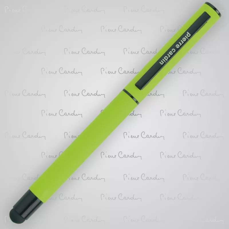 Pióro kulkowe touch pen, soft touch CELEBRATION Pierre Cardin - lime green (B0300607IP329)