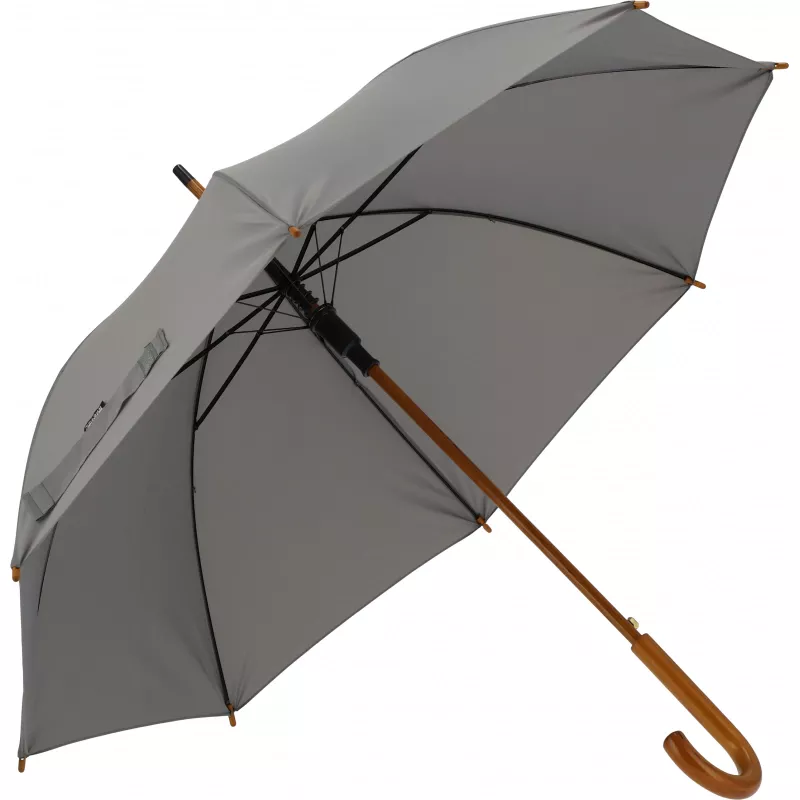 Parasol automatyczny Ø105 rPET HASSELT - szary (243607)