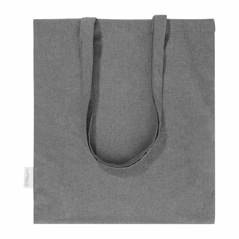 Totepex Hue torba na zakupy z recyklingowanej bawełny - popielaty (AP800694-77)