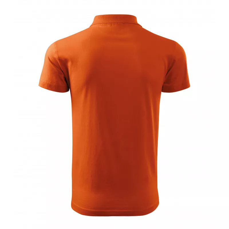Męska koszulka polo 180 g/m² SINGLE J. 202 - Pomarańczowy (ADLER202-POMARAńCZOWY)