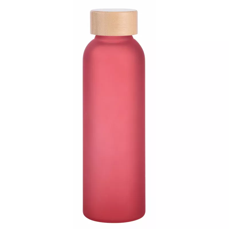 Szklana butelka TAKE FROSTY 500 ml - czerwony (56-0304523)