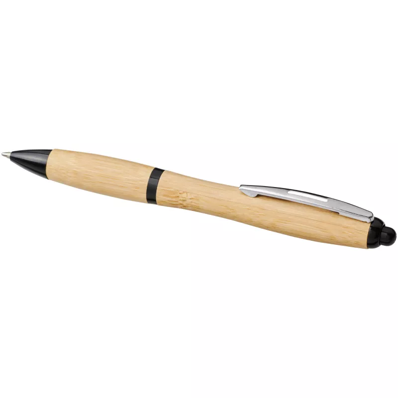 Bambusowy długopis Nash - Czarny-Piasek pustyni (10737801)