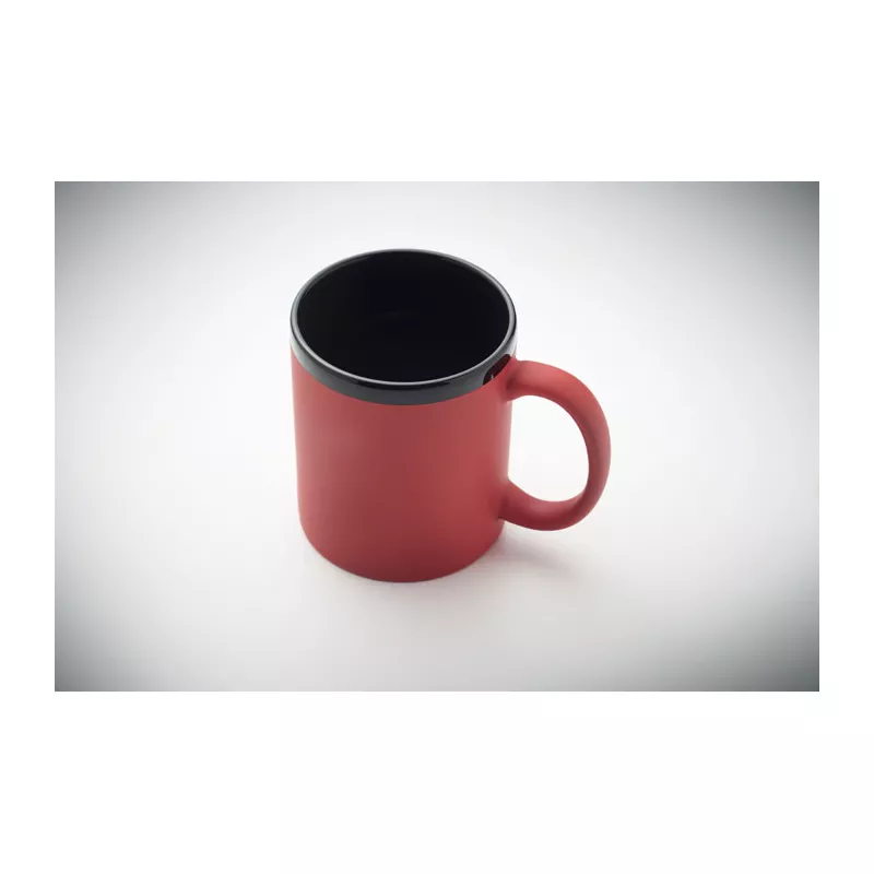 Kubek ceramiczny soft touch 300 ml RUBY - Czerwony (MO2719-05)
