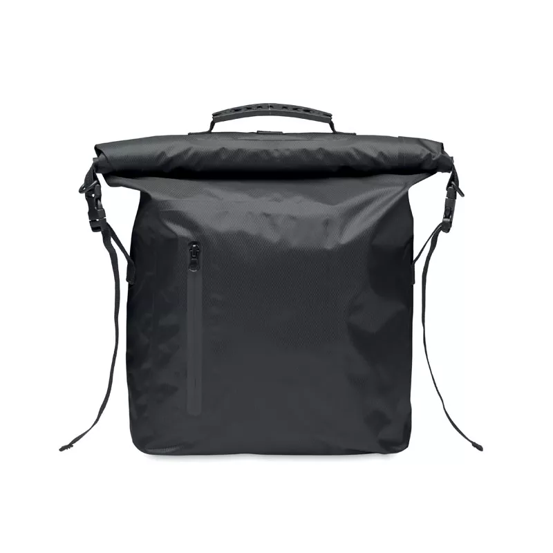 Plecak wodoodporny rolltop z RPET 25 l SCUBAROLL - Czarny (MO2181-03)