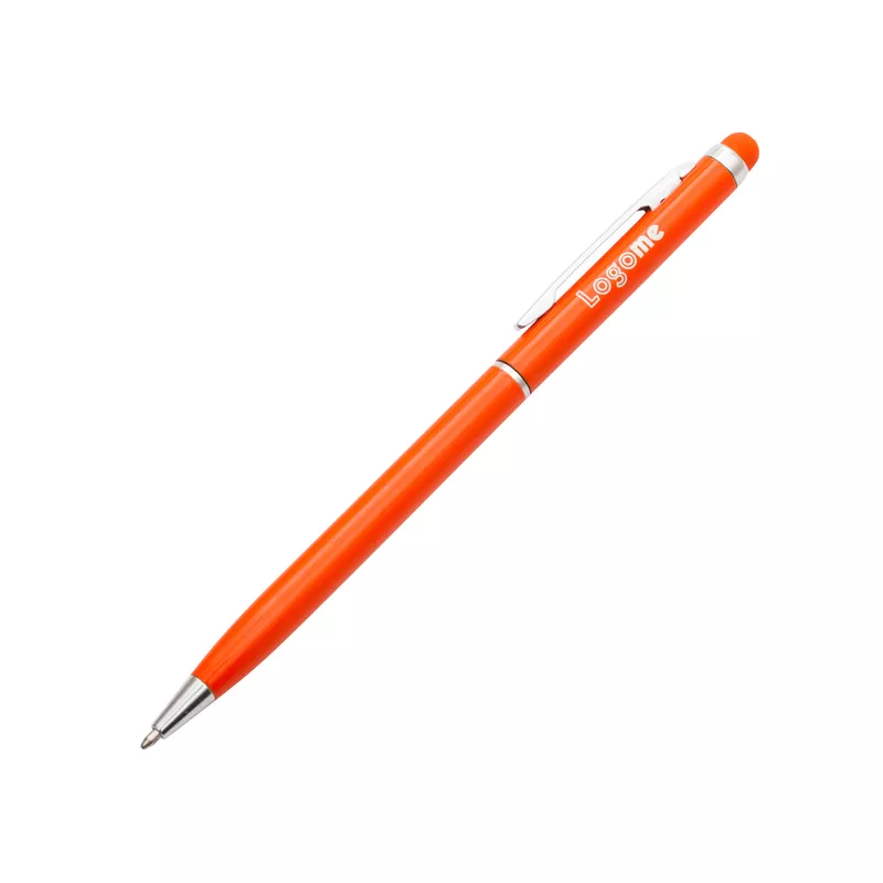 Długopis aluminiowy Touch Tip - pomarańczowy (R73408.15)