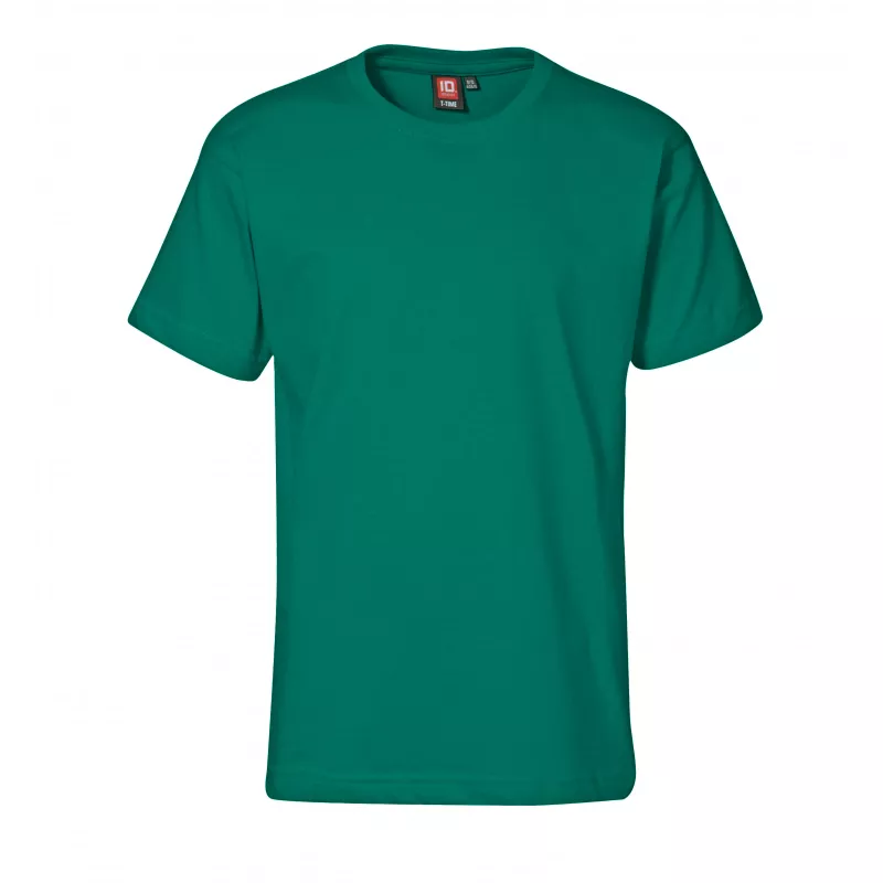Koszulka bawełniana 175 g/m² ID T-TIME® 40510 - DZIECIĘCA - Green (40510-GREEN)