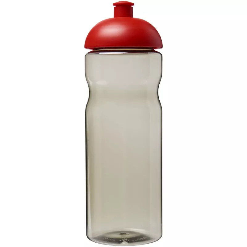 Bidon H2O Eco o pojemności 650 ml z wypukłym wieczkiem - Ciemnografitowy-Czerwony (21009803)