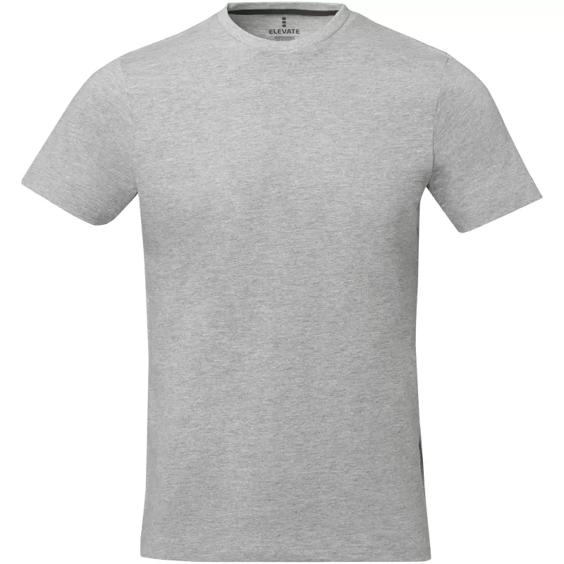 Męski T-shirt 160 g/m²  Elevate Life Nanaimo - Szary melanż (38011-GREY MEL)