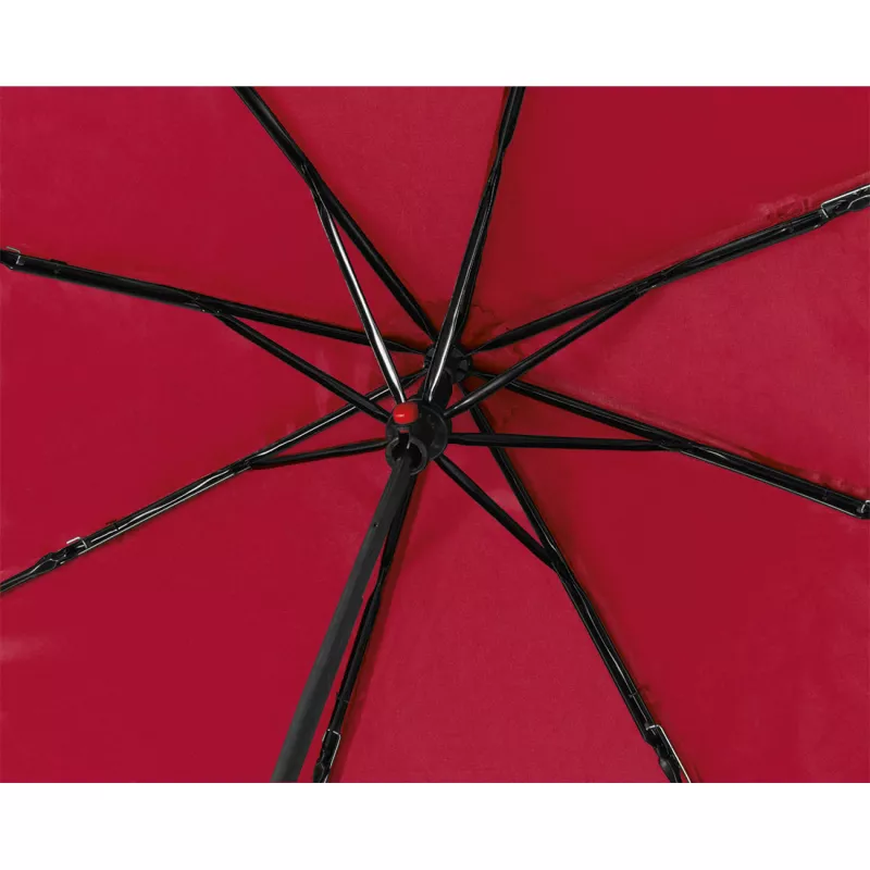 Parasol manualny rPET Ø98 cm NORTHAMPTON - czerwony (433605)