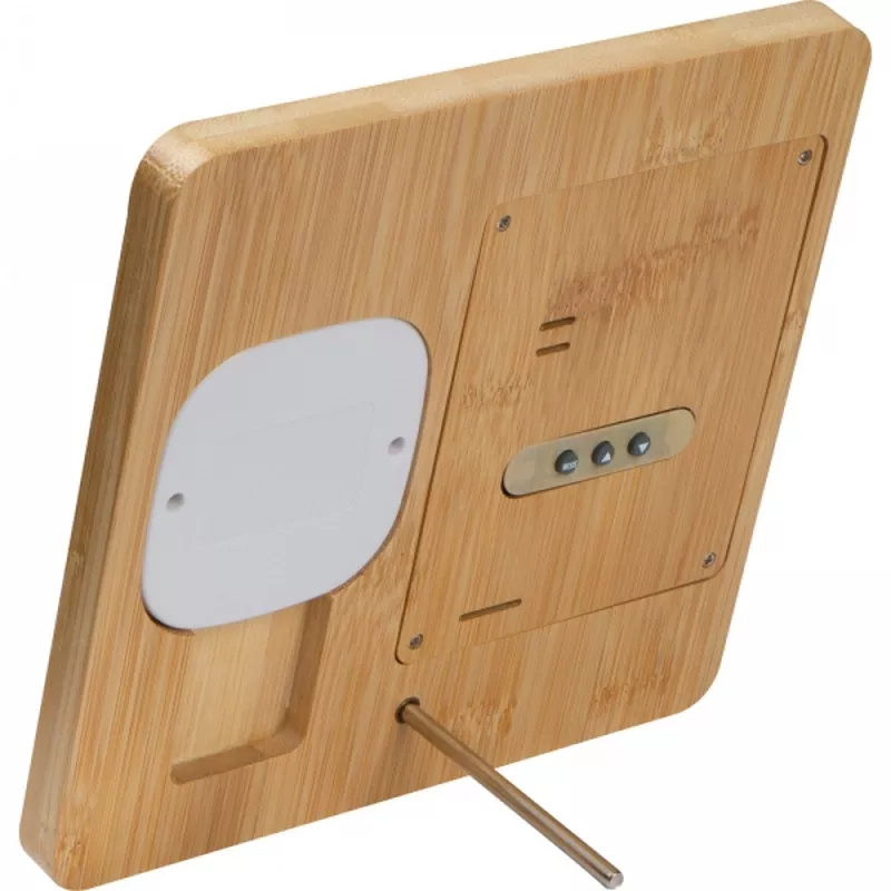 Stacja pogodowa z ładowarką indukcyjną BRUNO - beżowy (3319413)