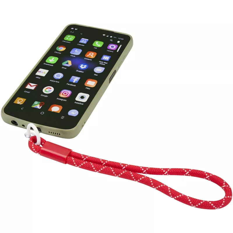 Arich opaska do smartfona na nadgarstek z tworzyw sztucznych pochodzących z recyklingu - Czerwony (12448821)