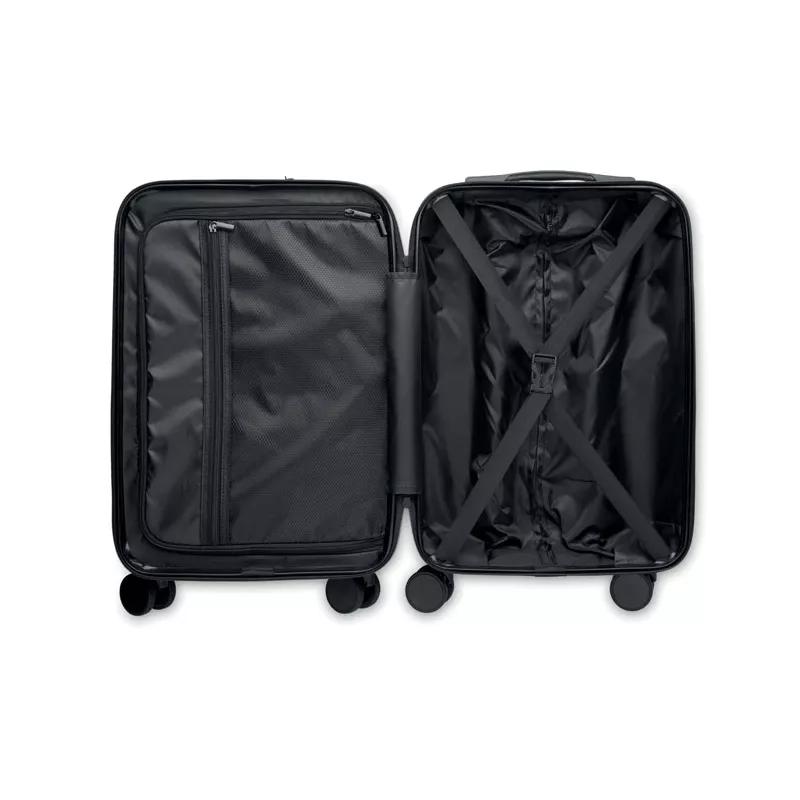 Walizka twarda 20" z ABS z przegrodą na laptop CITY - Czarny (MO2742-03)