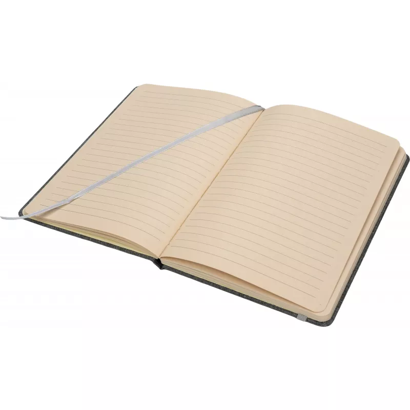 Notes A5 w linie z trzciny cukrowej i rPET ALGIERS - szary (422807)