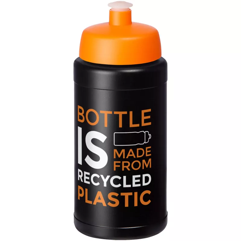 Baseline 500 ml butelka sportowa z recyklingu - Pomarańczowy (21044431)