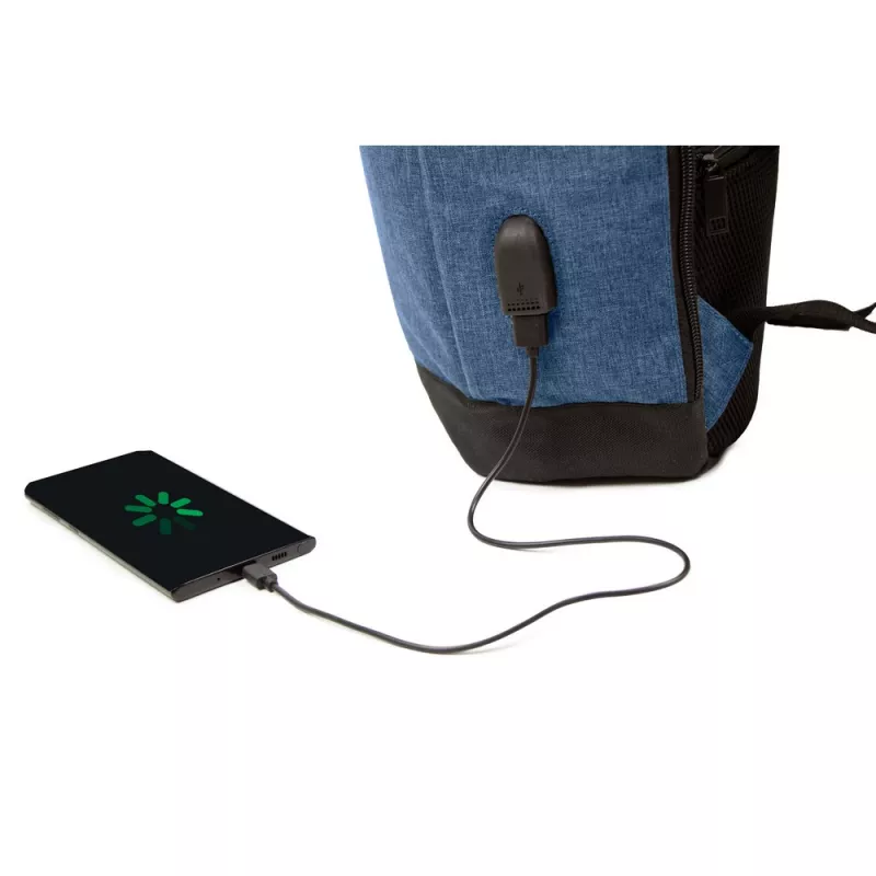 Plecak na laptopa 15,6" RPET B'RIGHT | Henry - granatowy (V8298-04)