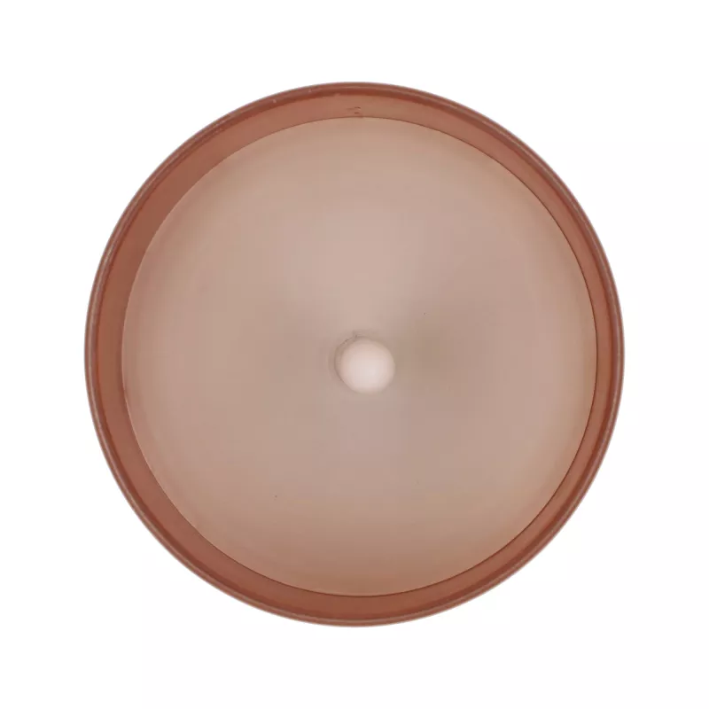 Nyelle Świeca woskowa LED z możliwością ładowania w szklanym pojemniku - brązowy (LT57313-N0051)