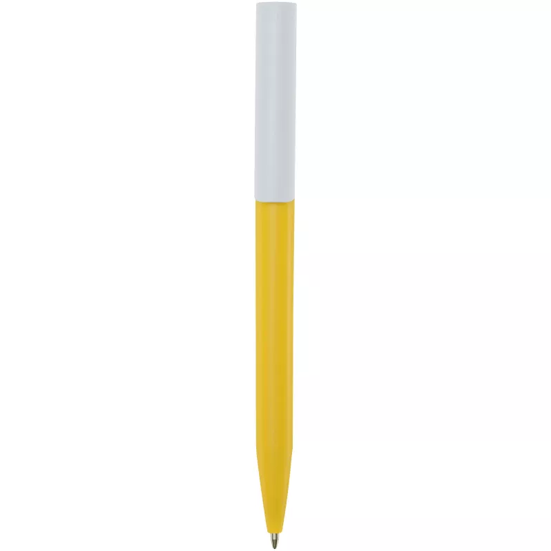 Unix długopis z tworzyw sztucznych pochodzących z recyklingu - Żółty (10789711)