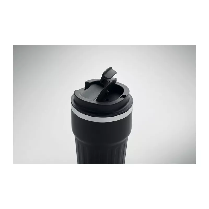 Zestaw kubek 350 ml, notes A5 i długopis ENGAGE - Czarny (MO2930-03)