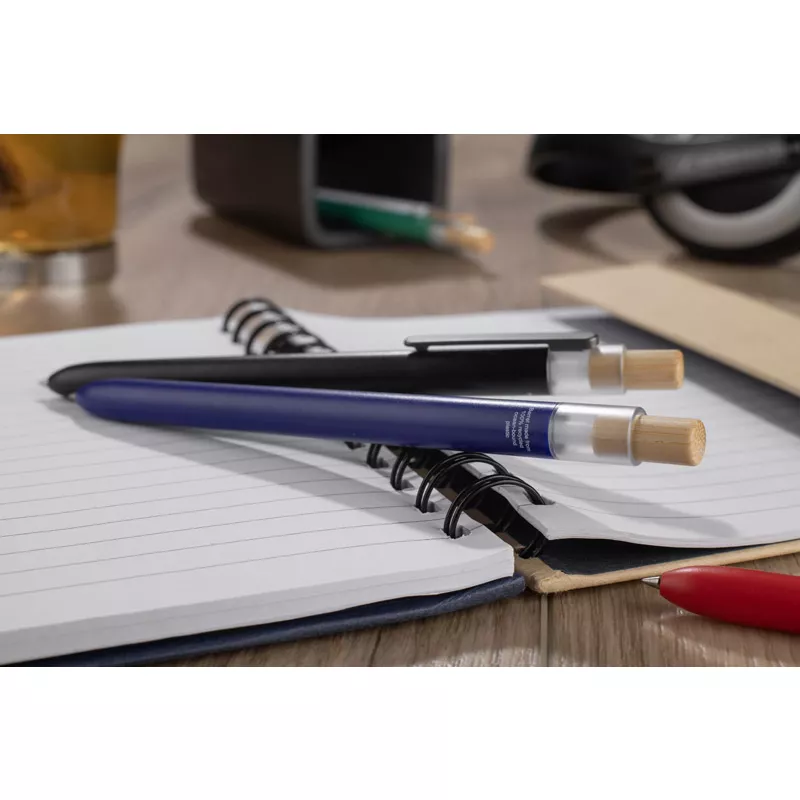 Długopis z odpadów ocean bound OCEANO - niebieski (19740-03)