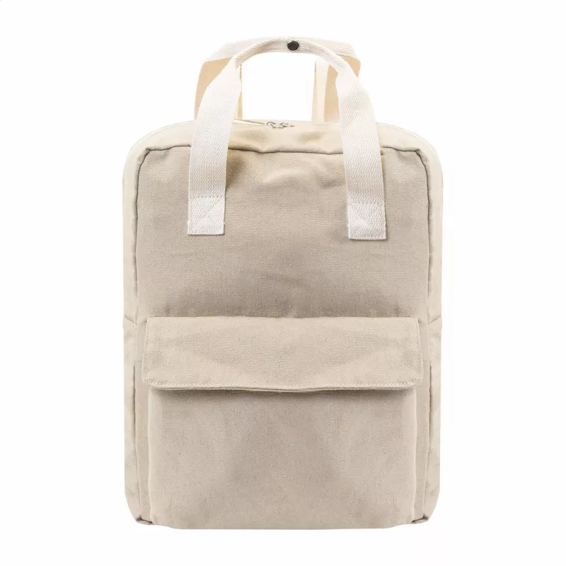 Rekan Back plecak z recyklingowanego płótna - naturalny-a (AP800613-00)