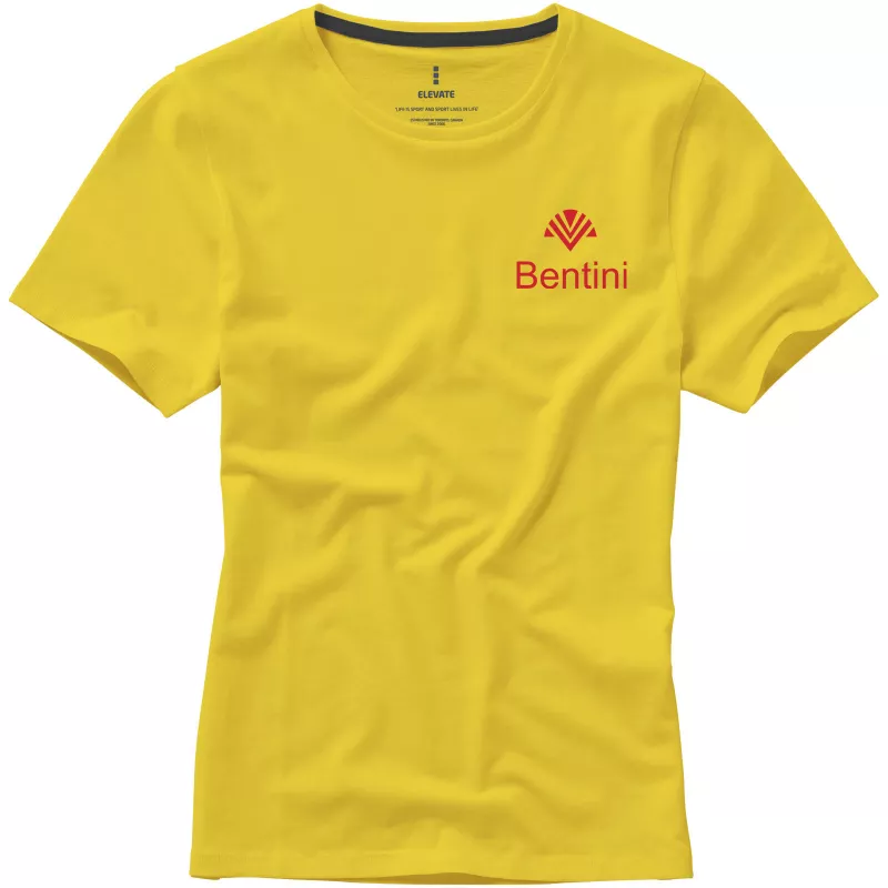 Damski t-shirt Nanaimo z krótkim rękawem - Żółty (38012-YELLOW)