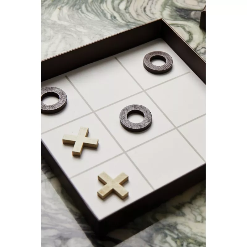 Gra planszowa kółko i krzyżyk VINGA - złamany biały (VG099-02)