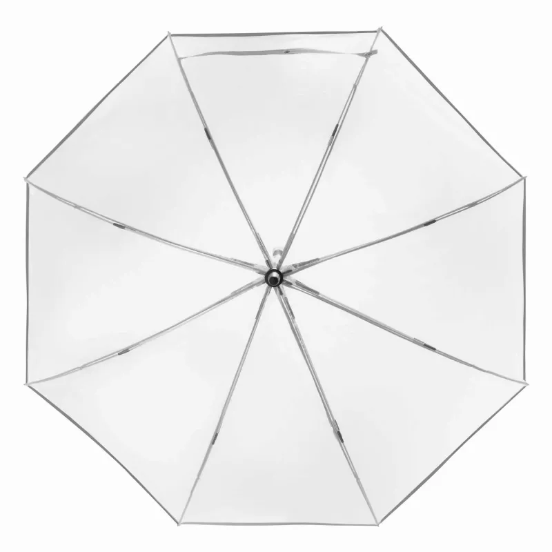 Automatyczny parasol - biały, transparentny (56-0103402)