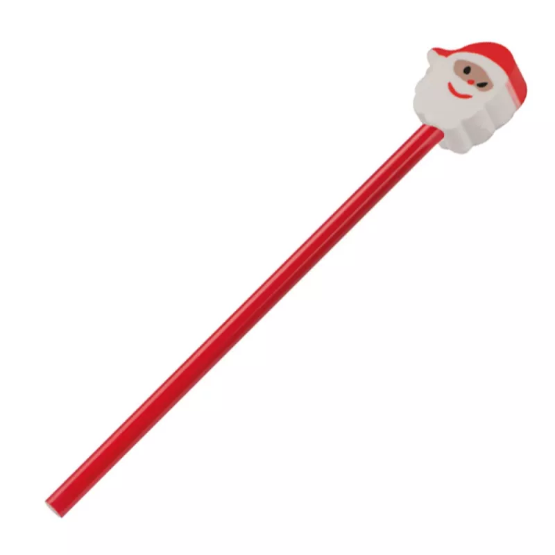 Ołówek z gumką - czerwony (10620WE)