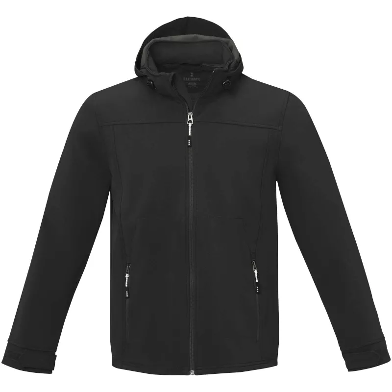 Męska kurtka softshellowa Langley wykonana z materiałów pochodzących z recyklingu - Czarny (39576-BLACK)