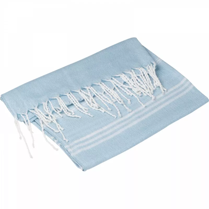 Pareo / ręcznik plażowy 95 x 185 cm - jasnoniebieski (7375724)