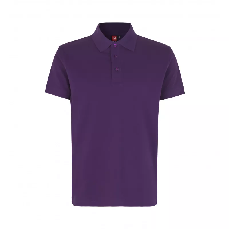 Koszulka bawełniana 210 g/m² ID Polo/stretch 0525 - Purple (0525-PURPLE)