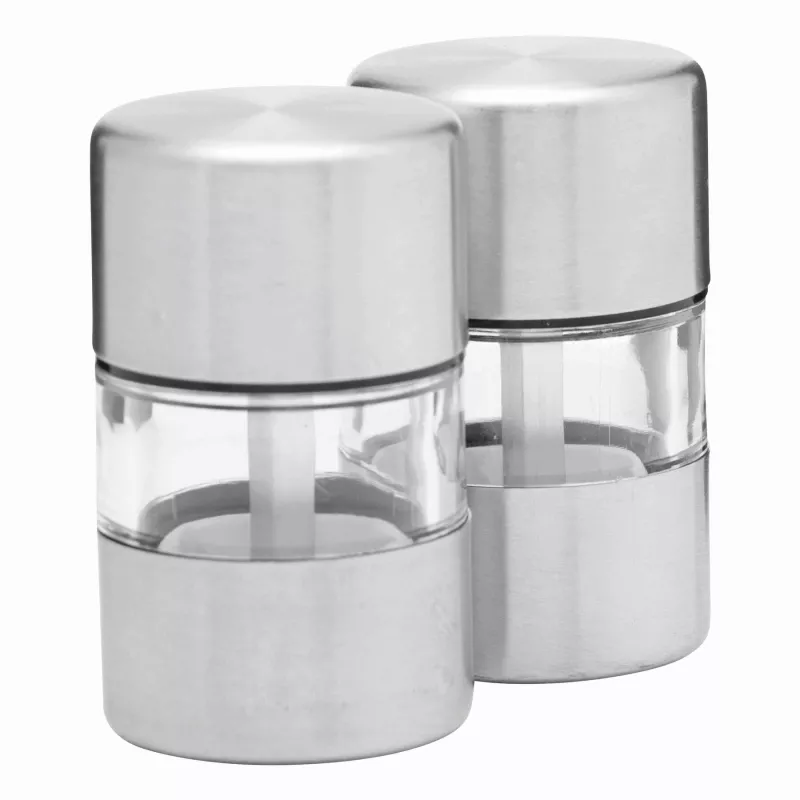 Zestaw do soli i pieprzu SPICE FLAVOUR - srebrny (56-0304346)