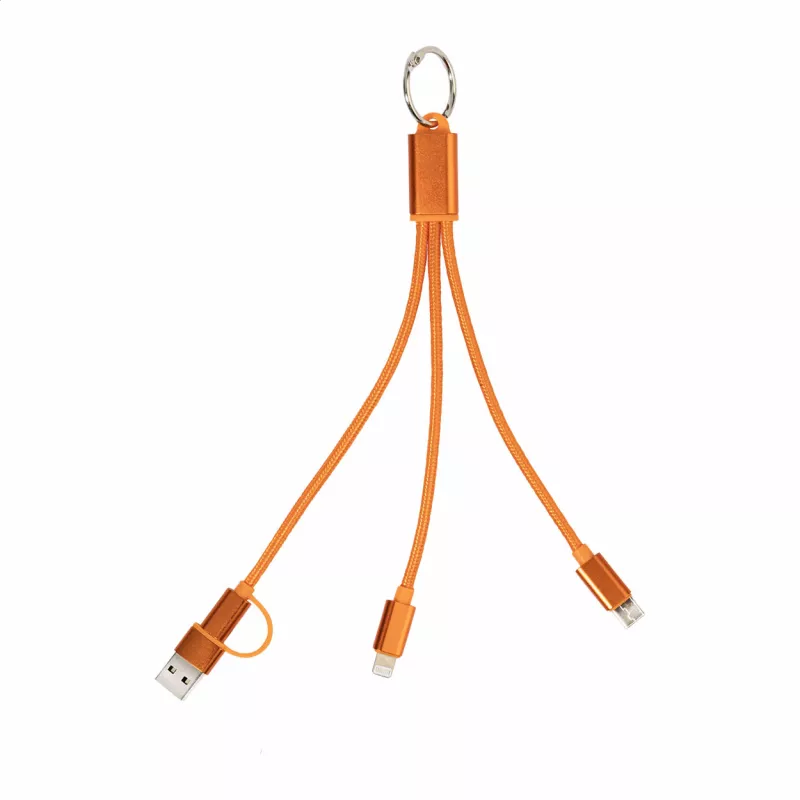 Rafob brelok kabel ładujący USB - pomarańcz (AP864127-03)