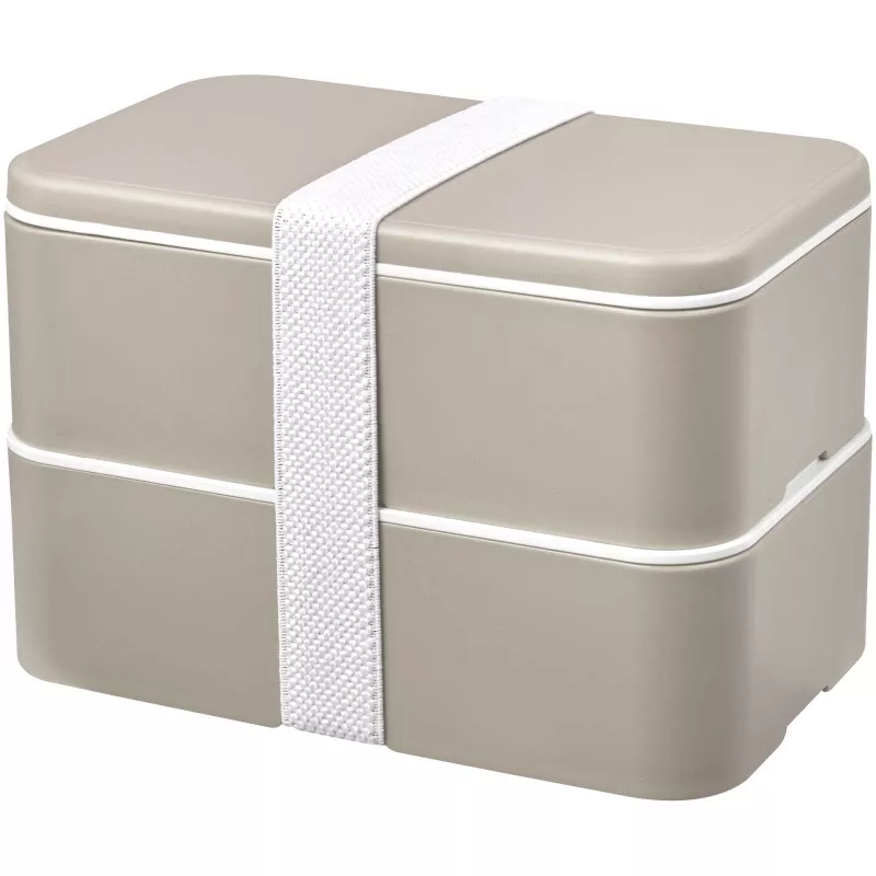 MIYO POP dwupoziomowe pudełko śniadaniowe 700+700 ml - Sandstone (21077906)