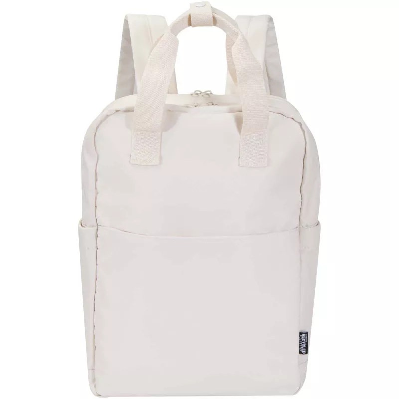 Trip Aware™, plecak na laptopa 14 cali wykonany z materiałów z recyklingu, 9 l - Złamana biel (12076202)