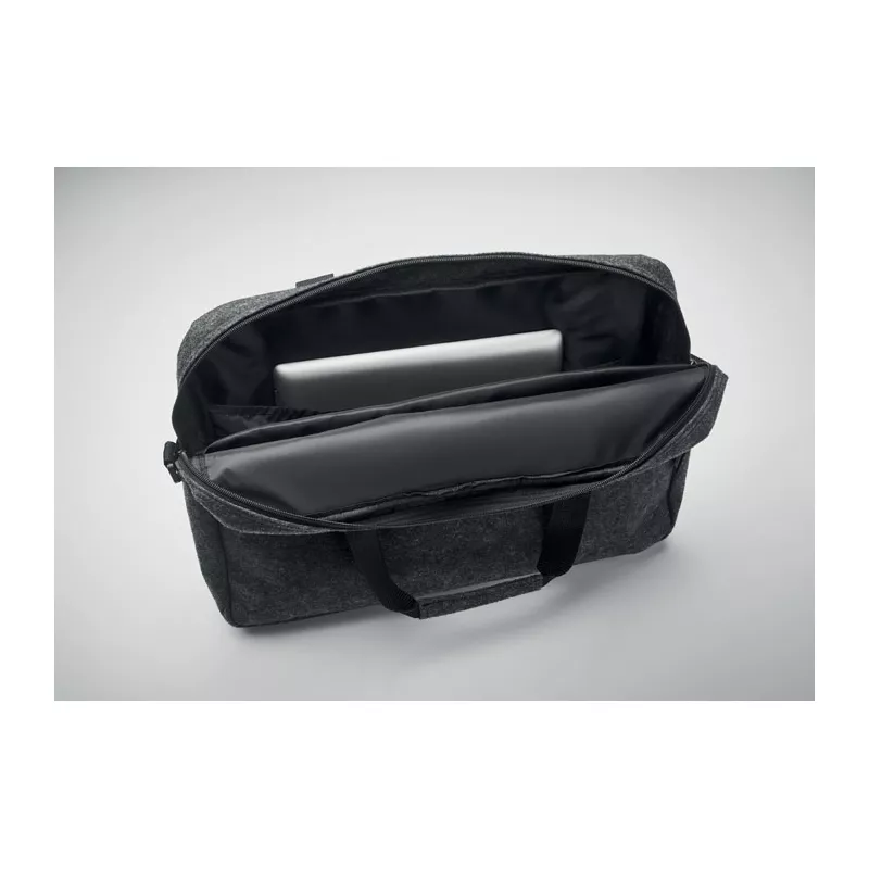 Torba na laptop 15" z filcu RPET PLANA - Kamienny Szary (MO2165-15)