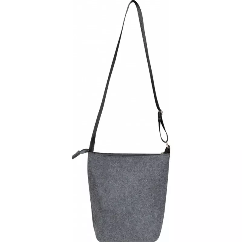 Torba filcowa na ramię rPET LAGOS - ciemnoszary (431377)