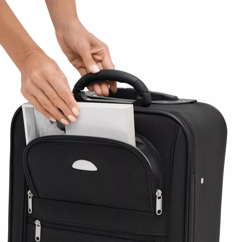 Torba podróżna na kółkach - czarny (56-0204516)