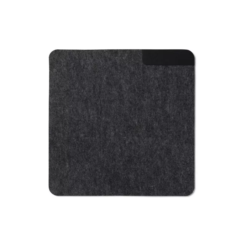 Podkładka pod mysz VINGA Albon 28 x 28 cm, filc z recyklingu - czarny (VG528-03)