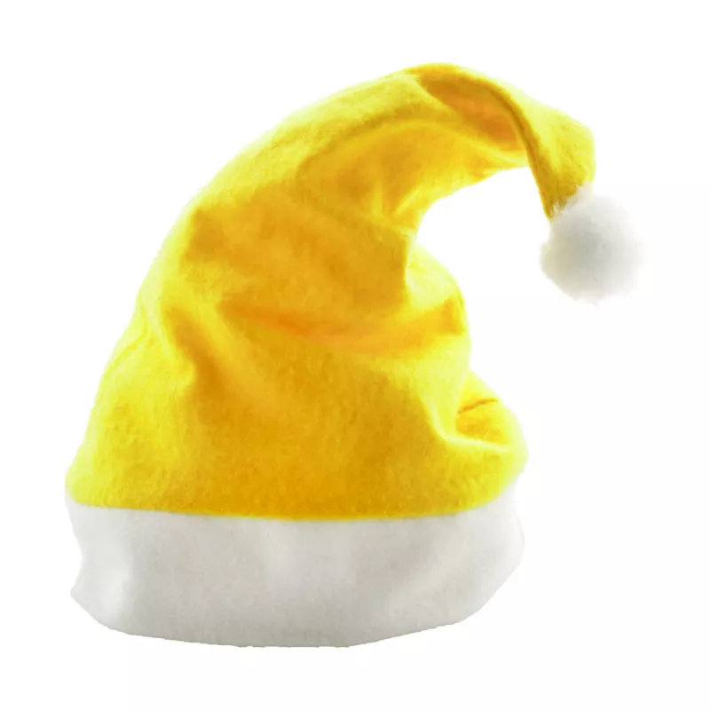 Papa Noel czapka świętego mikołaja - żółty (AP761655-02)