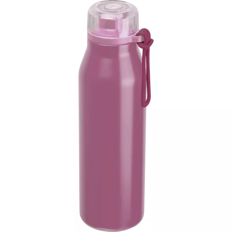 Butelka termiczna stalowa z recyklingu GRAND HAVEN MoLu 640 ml - różowy (534911)