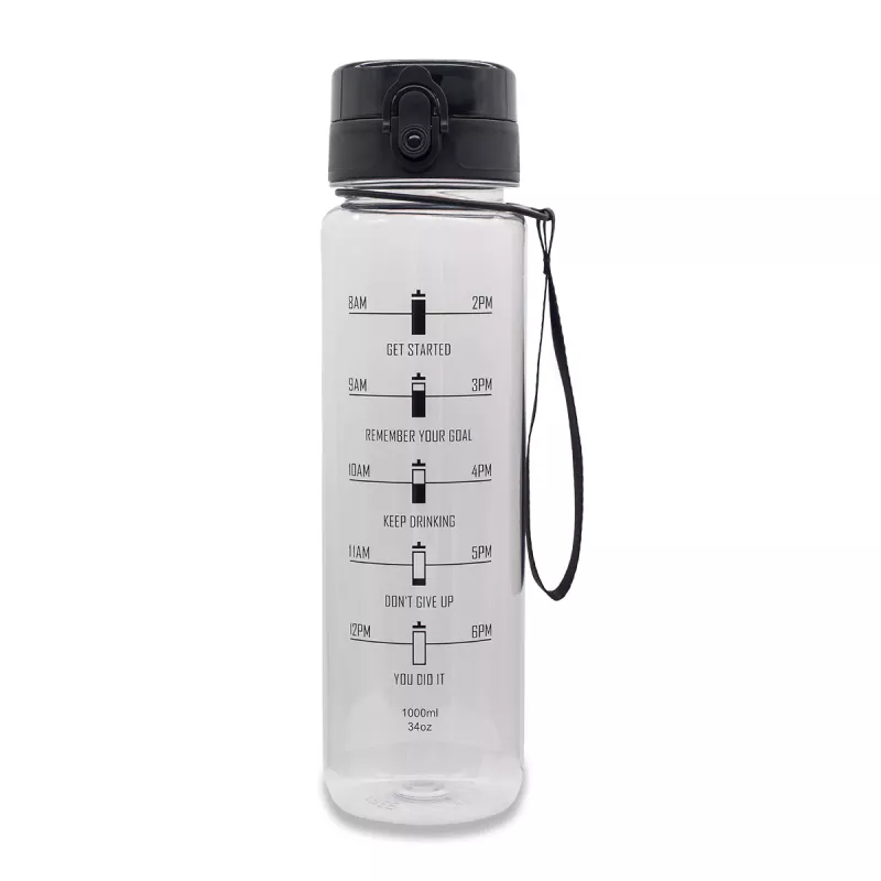 Bidon Motiva RPET 1000 ml - transparentny (R08077.00)