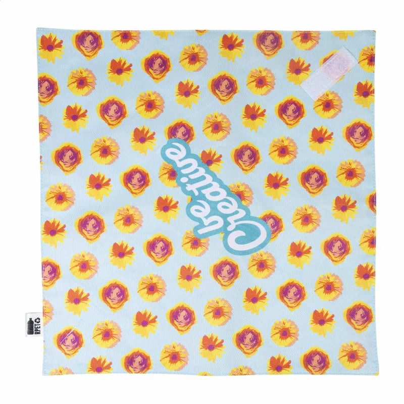 CreaSnack Fold personalizowana torba na kanapki RPET - biały (AP716996)