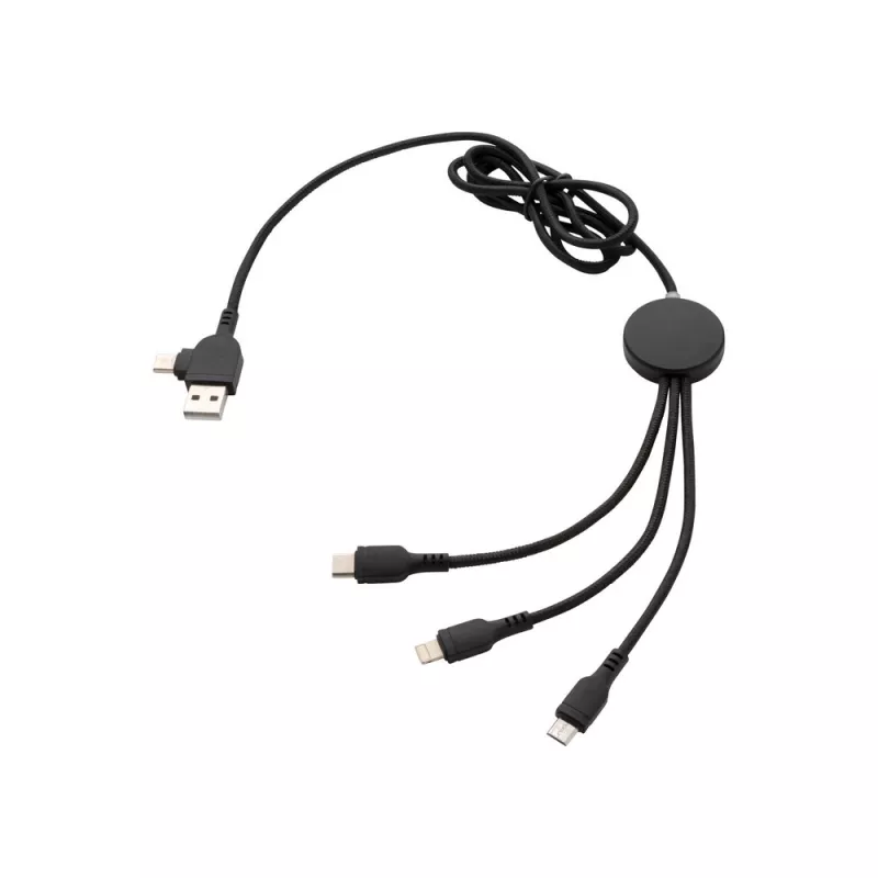 Kabel do ładowania z podświetleniem logotypu - czarny (P302.391)
