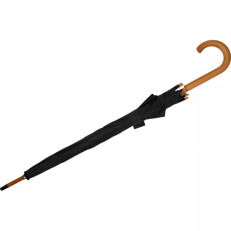 Parasol automatyczny drewniany Ø105 cm NANCY - czarny (513103)