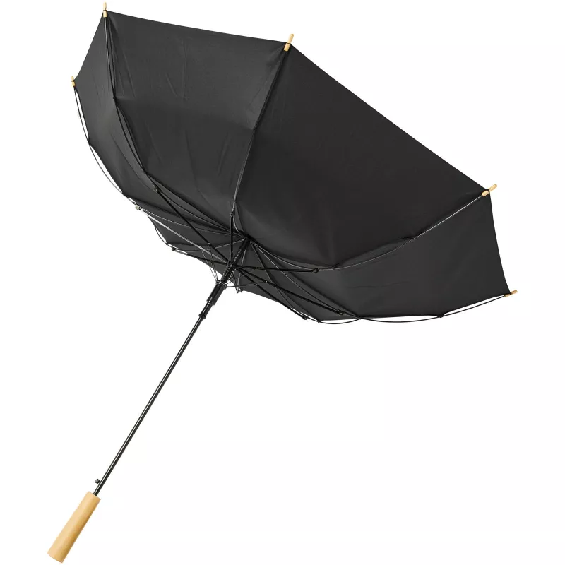 Parasol automatyczny Alina 23” wykonany z plastiku PET z recyklingu - Czarny (10940001)