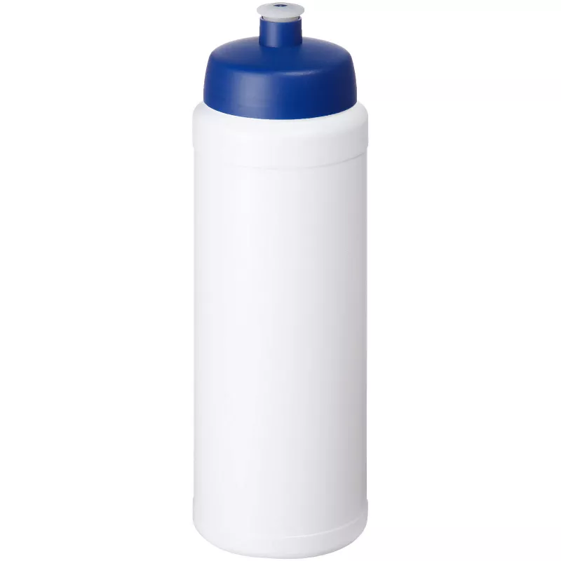 Bidon Baseline® Plus o pojemności 750 ml z wieczkiem sportowym - Biały-Niebieski (21069002)