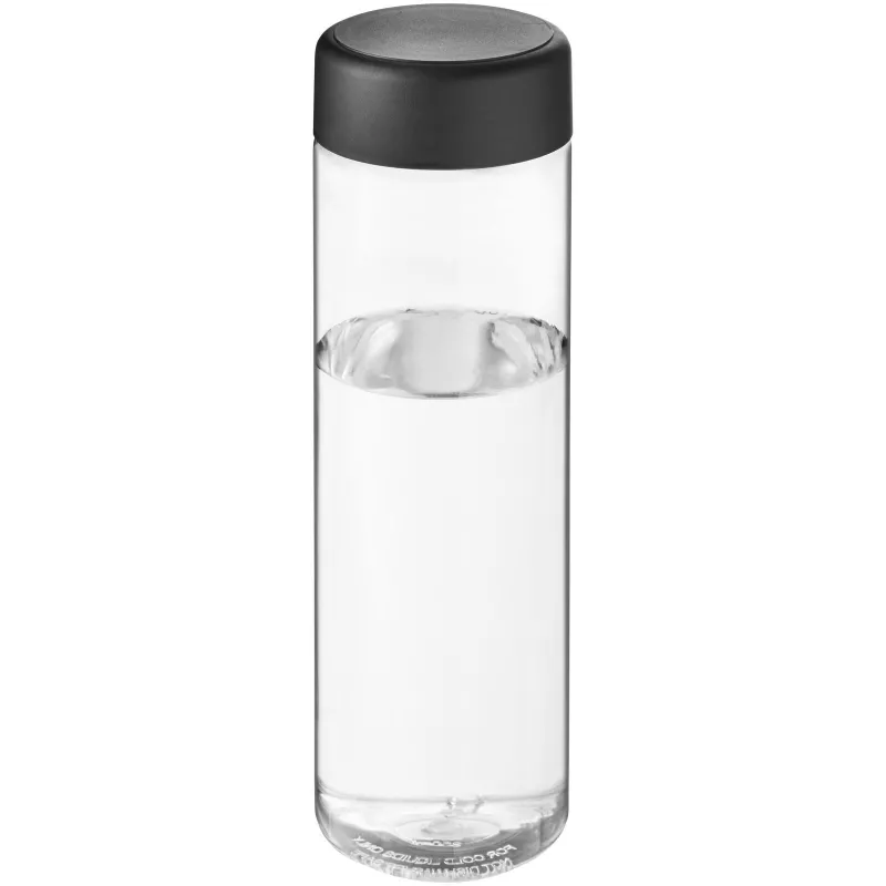 H2O Vibe 850 ml screw cap water bottle - Czarny-Przezroczysty (21043000)