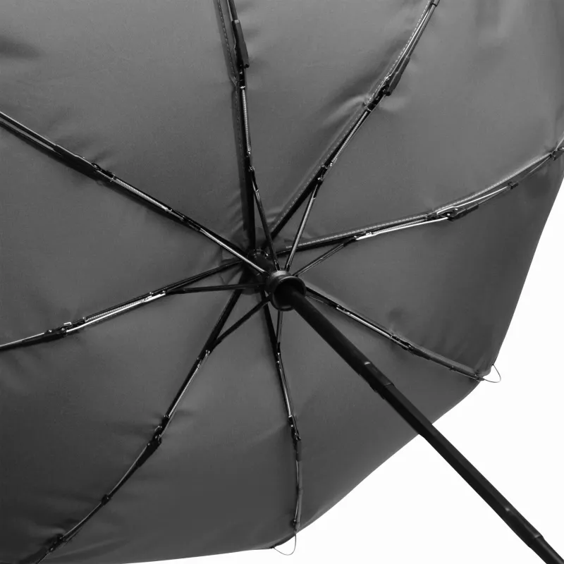 Automatycznie otwierany i składany, wiatroodporny parasol kieszonkowy CALYPSO - szary (56-0101274)